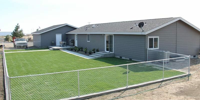 complete addition and patio for manufactured home