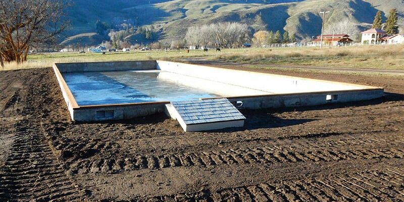 poured foundation for a mobile home